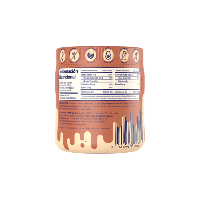 Esparcible de Almendras y Avellanas Chocolate Why Not x 200 g - Image 2