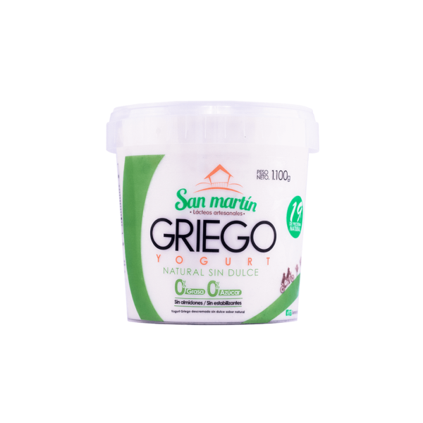 Yogurt Griego Natural sin Endulzante San Martin 1100 g