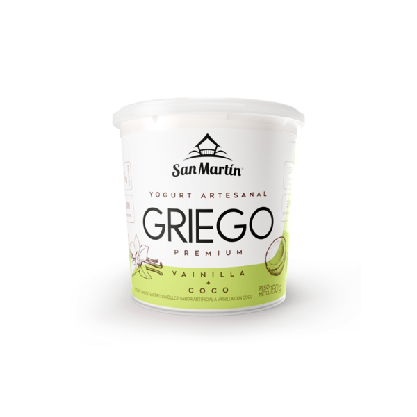 Yogurt Griego Vainilla Coco San Martin 150 g