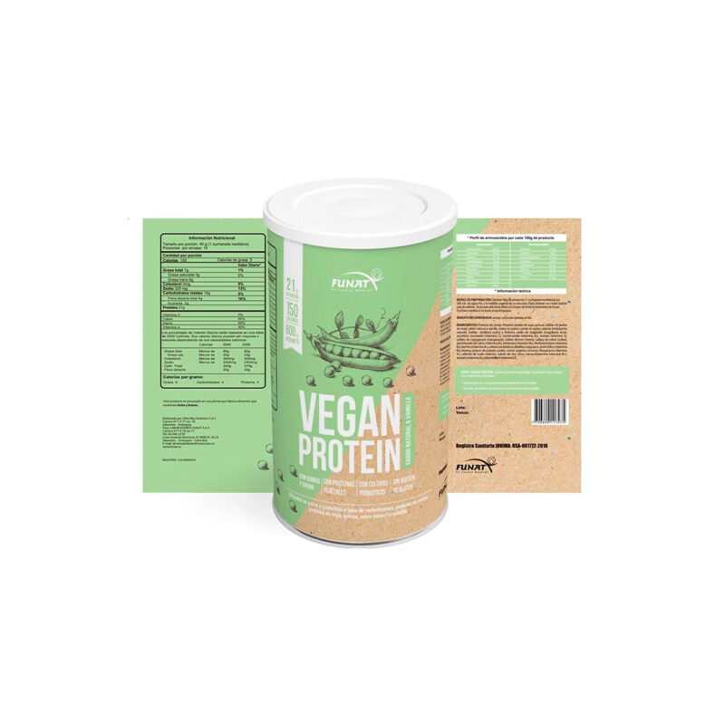 Proteina Vegana Funat 600g - Image 2