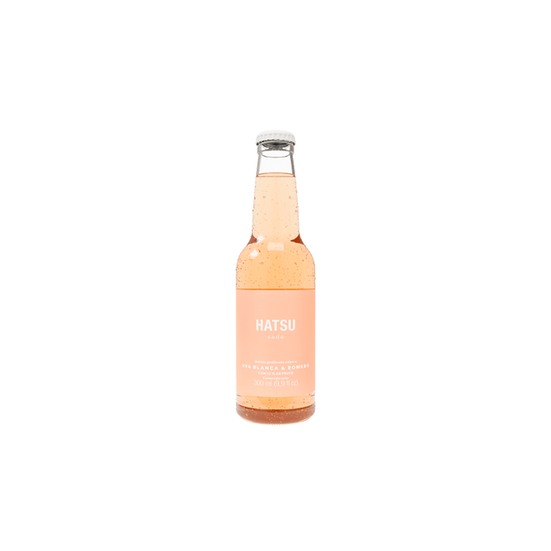 Hatsu Soda Uva Blanca y Romero 300 ml | Jars Market