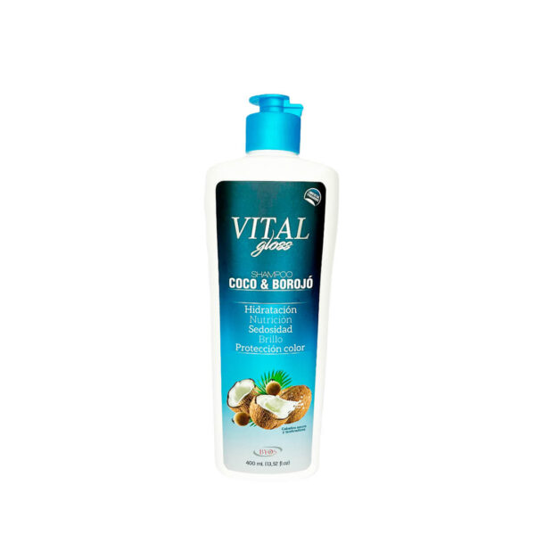 Shampoo de Coco y Borojo Vital Gloss 400 ml