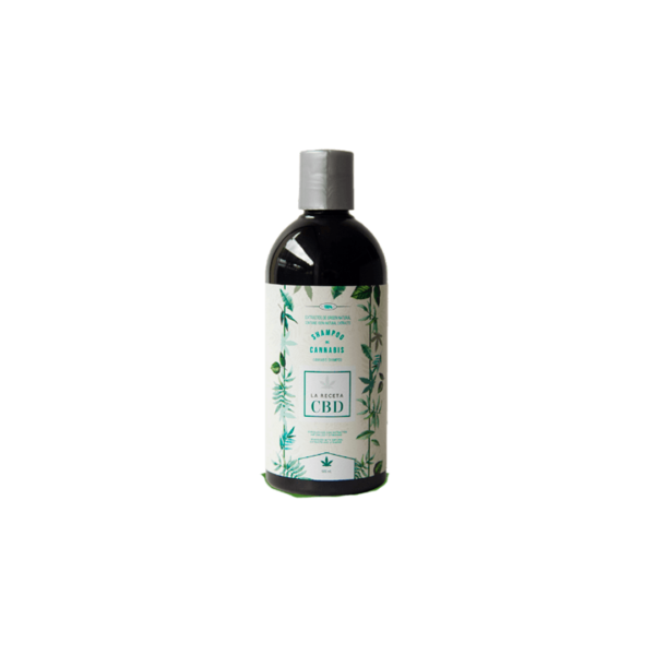 Shampoo de Cannabis Argan Cabello Seco la Receta 500 ml